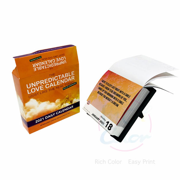 O que torna a impressão de calendário destacável de 365 dias, página por dia, uma escolha inteligente para as empresas?